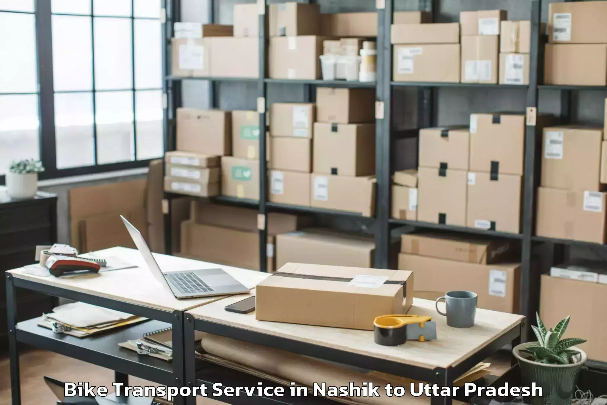 Book Nashik to Ambahta Bike Transport Online